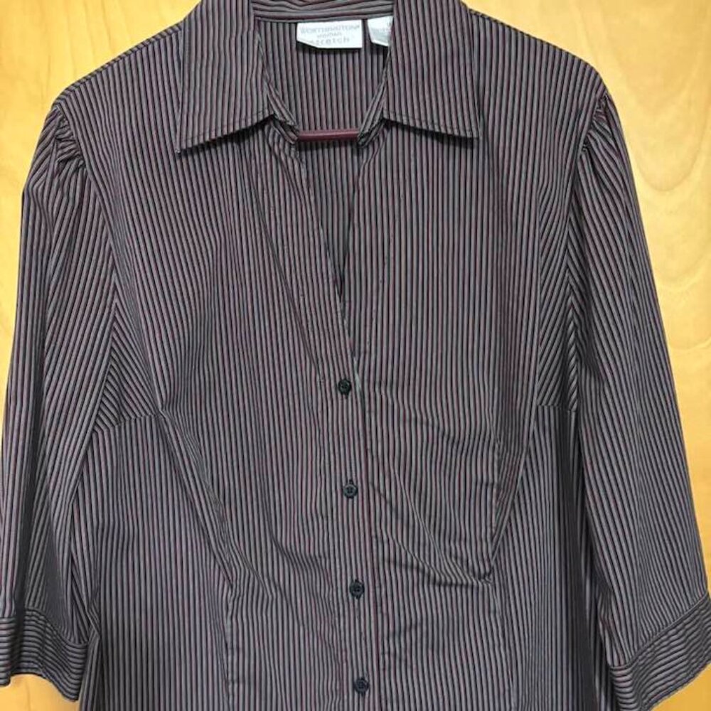 Worthington Woman Stretch Blouse See Last Photo for Color